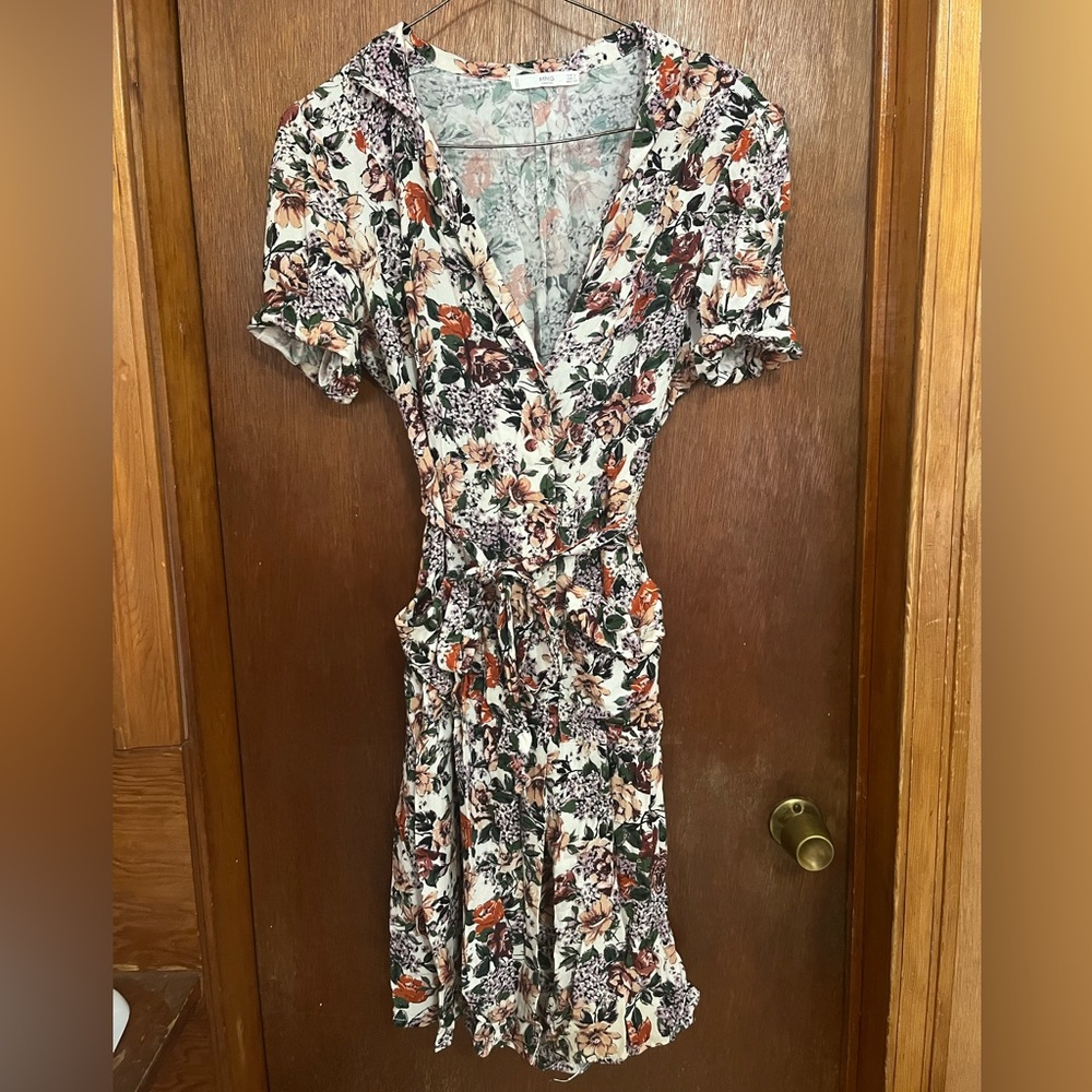 Mango midi tea dress